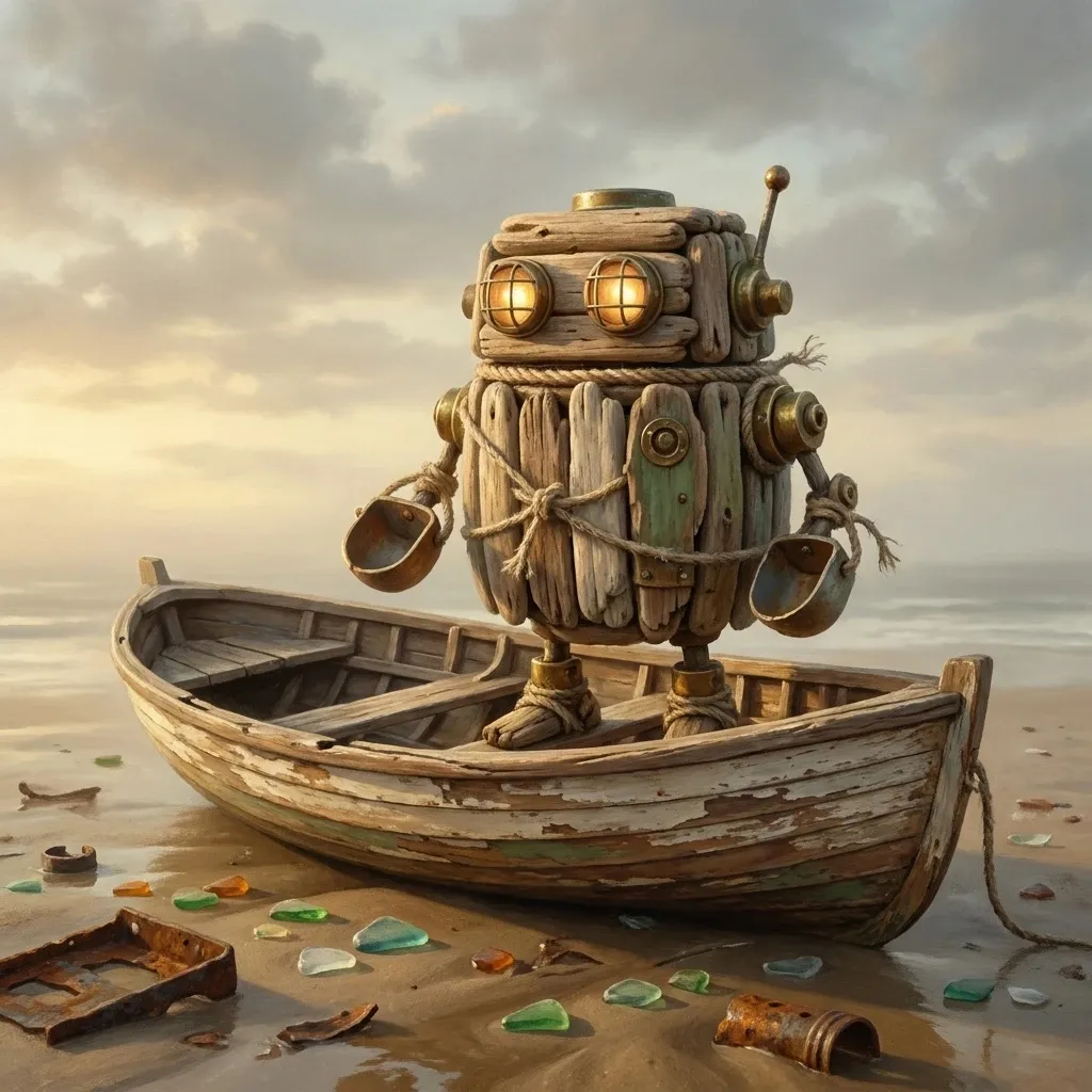 Bailer — the counting, worrying robot with a lantern