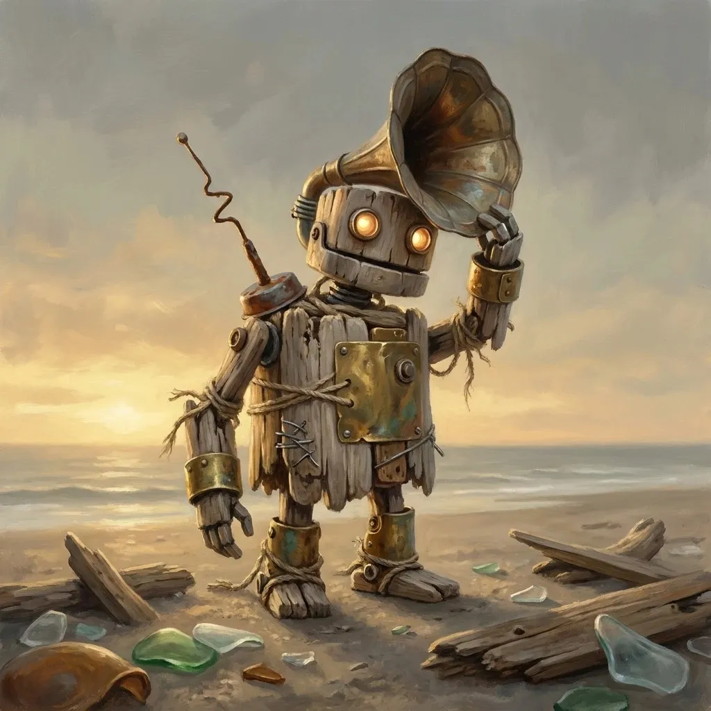 Echo-2 — the gramophone-horn robot