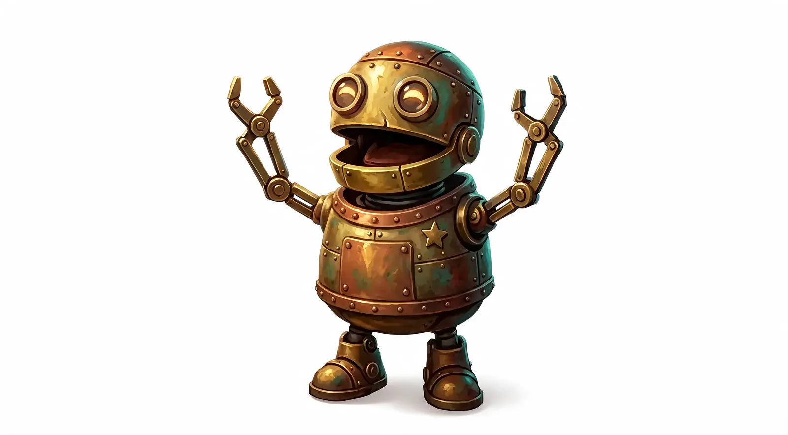 Jester — a small crane-armed robot juggling gears